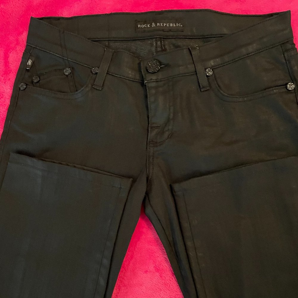 Rock & Republic-Stella- Black Jeans Size 28 NWOT